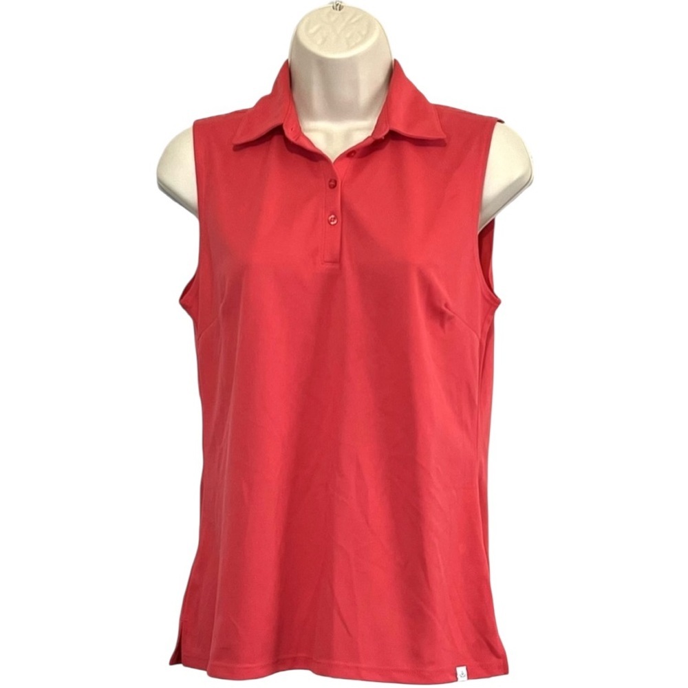 Lady Hagen Women's Sleeveless Golf Polo, Color Core‎ Pique, Size Small